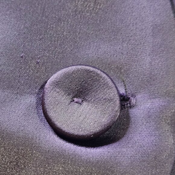 Designer Jason Wu Purple Satin Sleeveless Tailored Vest 10 Quiet Luxury Boho - Picture 10 of 14